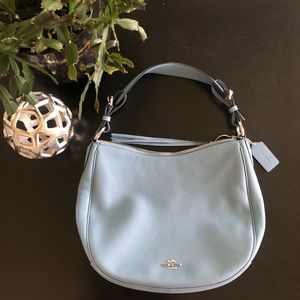 COACH leather hobo bag